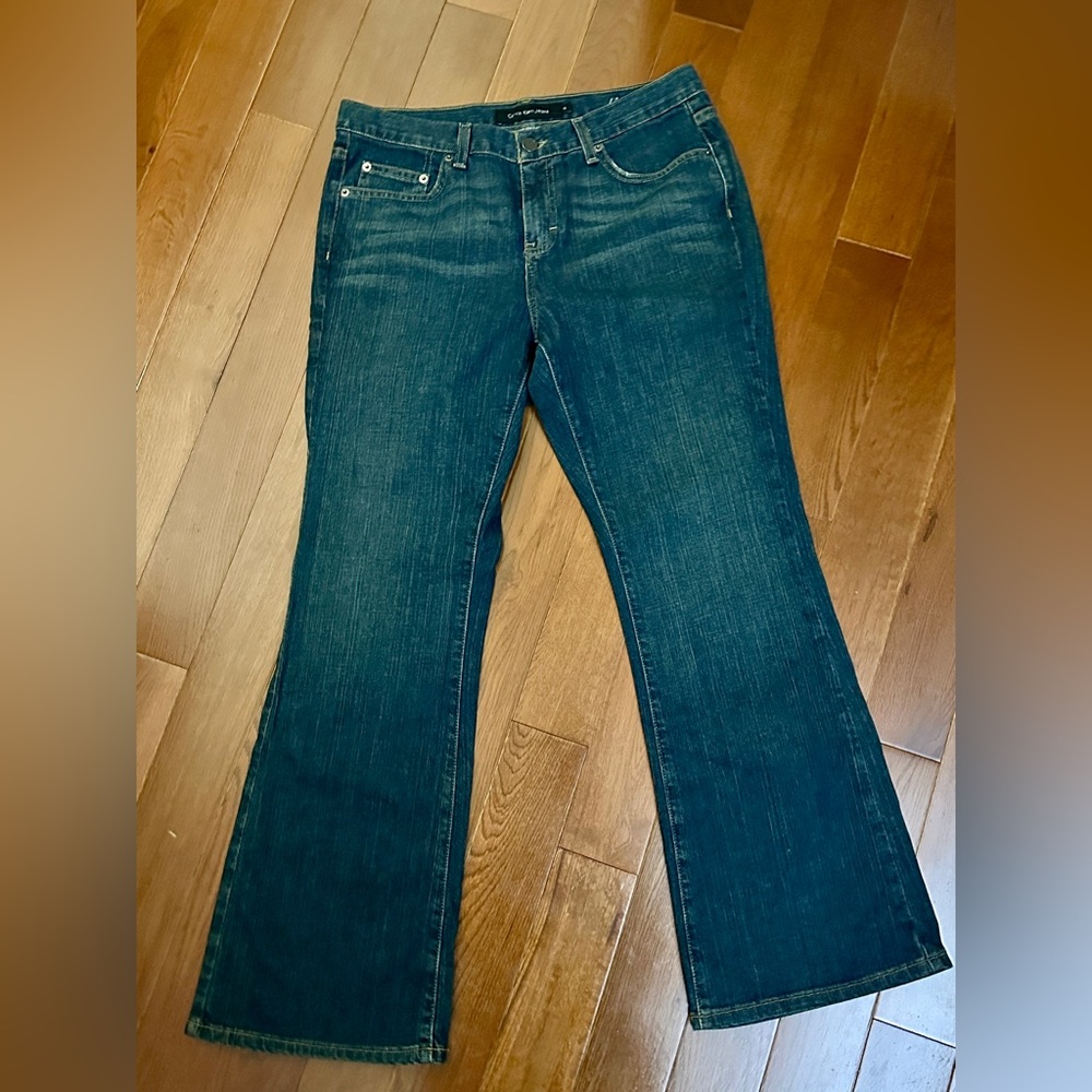 Calvin Klein Jeans women's blue jeans 10 flare